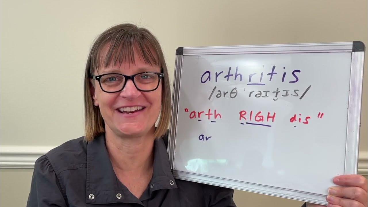 how-to-pronounce-arthritis-youtube