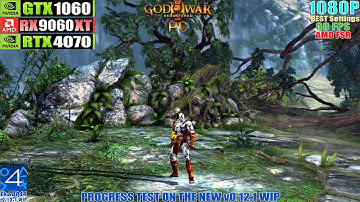 God of War 3 Remastered PC Progress Test On The New ShadPS4 Emulator v0.12.1 WIP - 60 FPS - AMD FSR