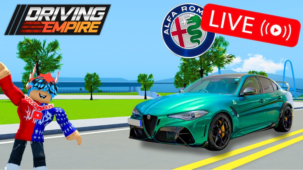 🔴LIVE🔴6 Alfa Romeo Cars LICENSED in Driving Empire!