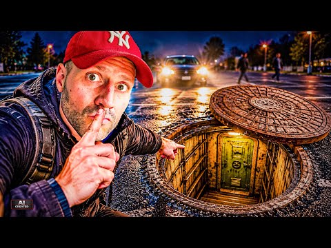NO ONE SUSPECTS WHAT IS HIDDEN UNDER THIS PARKING LOT