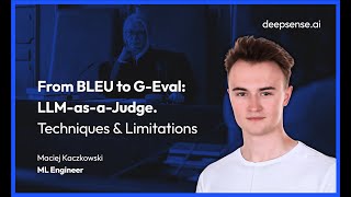 From BLEU to G-Eval: LLM-as-a-Judge Techniques & Limitations