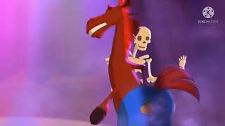 Князь и конь Юлий танцуют spooky scary skeletons (BASSBOSTED)