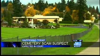 Alleged cemetery scam