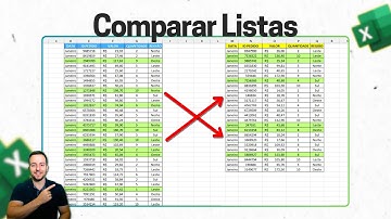 Como Comparar Listas no Excel e Encontrar Diferenças e Semelhanças entre Planilhas Tabelas