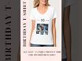 Personalized photo birthday t-shirt