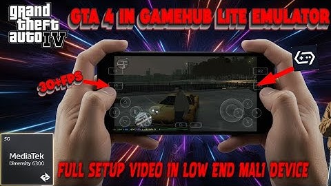 🔥How To Play GTA 4 In Gamehub Emulator Lite V2 With Save Data|| Complete Setup In Mali Device | #gta
