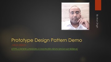 Prototype Design Pattern Demo