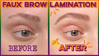 Faux Brow Lamination Routine | How I Fake The Natural Brow Look | JkissaMakeup