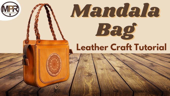 How to make a Leather Trapezoid Bag l MPR Leatherworks 