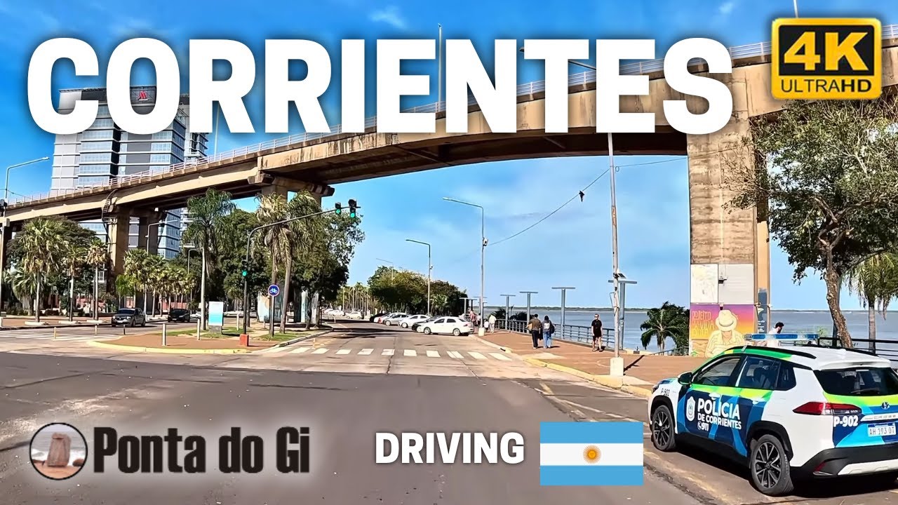 La CIUDAD del RÍO PARANÁ - PASEO VISUAL 4k por la CADA VÉZ MÁS BELLA CORRIENTES 2025 #tour ARGENTINA
