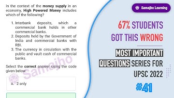 #41 | High Powered Money | UPSC Prelims 2022 Solving & Elimination Techniques by Rohit Dagar