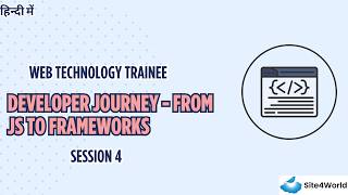 Celebrity Web Technologies Trainee Session 4 : Developer Journey - From JS to Frameworks Profile