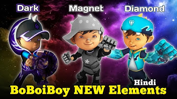 😱 Boboiboy All New Elements in Hindi
