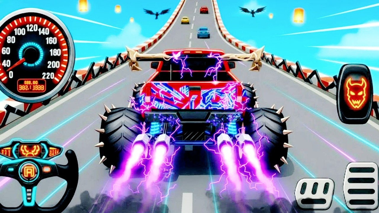 Watch Monster Truck: Epic New Monster Truck Racing & High-Speed Stunts on Off-Road Track!