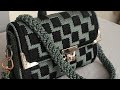 طريقة عمل شنطه شبك كنفا هاند ميد الجزء التاني Explore Trending Bag اكسبلور Plastic Canvas 