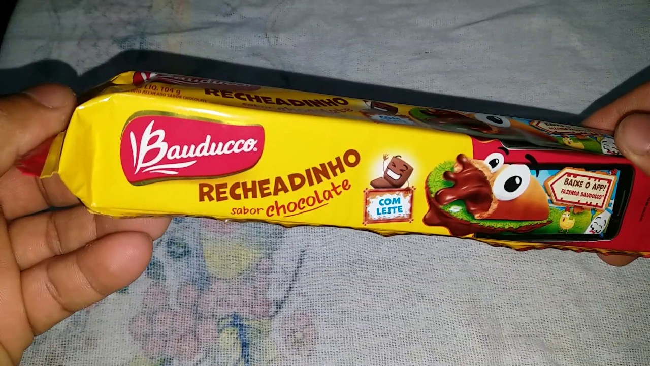 Provei o recheadinho bauducco de chocolate.. Uma maravilha