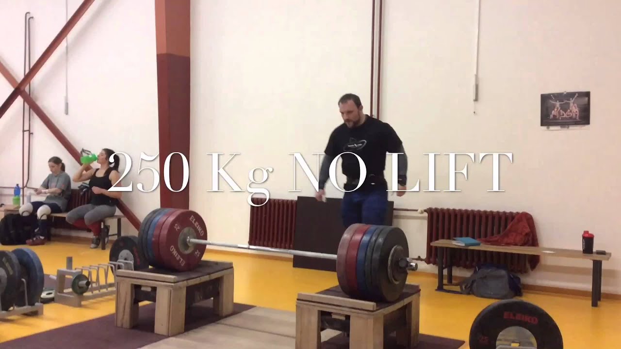 Jiri Orsag clean from blocks 250Kg!