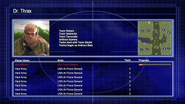 Command Conquer Generals Zero Hour 1 vs 7 Gla Toxin (Thru The Valley) 10K Gold