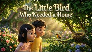 🐦 The Little Bird Who Needed a Home | Slow English Story for Kids | Learn English Through Stories
