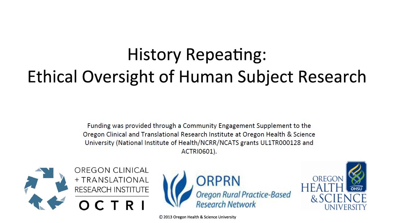 History Repeating: Human Subjects Research Protections