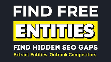 Entity-Based SEO Made Easy – Extract Entities from Any Page (Free Tool)