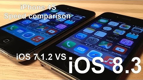 iOS 8.3 vs 7.1.2 on iPhone 4S