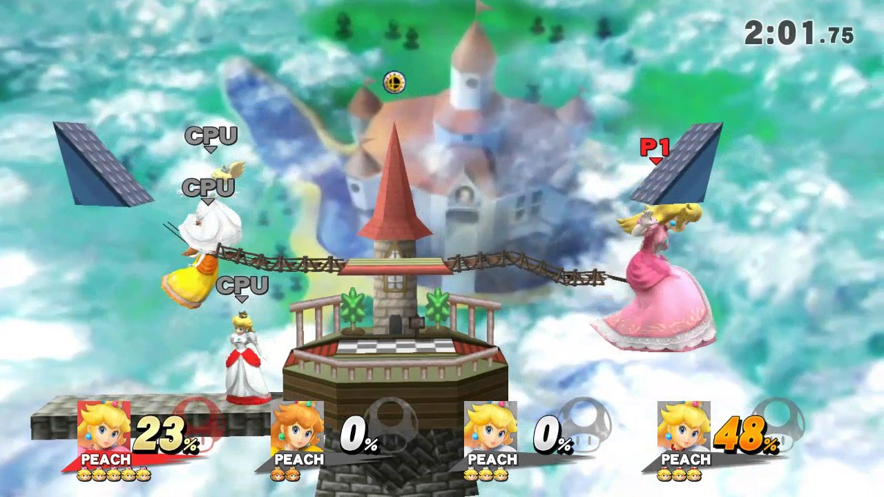 Giant Peach Battle On SSB4