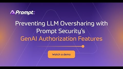 Prompt Security Authorization Demo | Gemini and Copilot for Microsoft 365