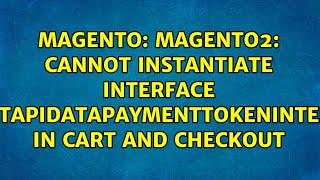 Magento2: Cannot instantiate interface MagentoVaultApiDataPaymentTokenInterfaceFactory in Cart...