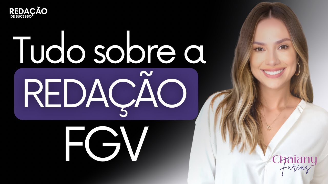 REDAÇÃO FGV - Tudo sobre a banca FGV