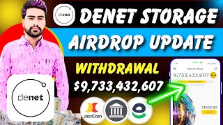 how to withdraw denet storage airdrop | denet storage airdrop withdrawal | denet airdrop withdraw