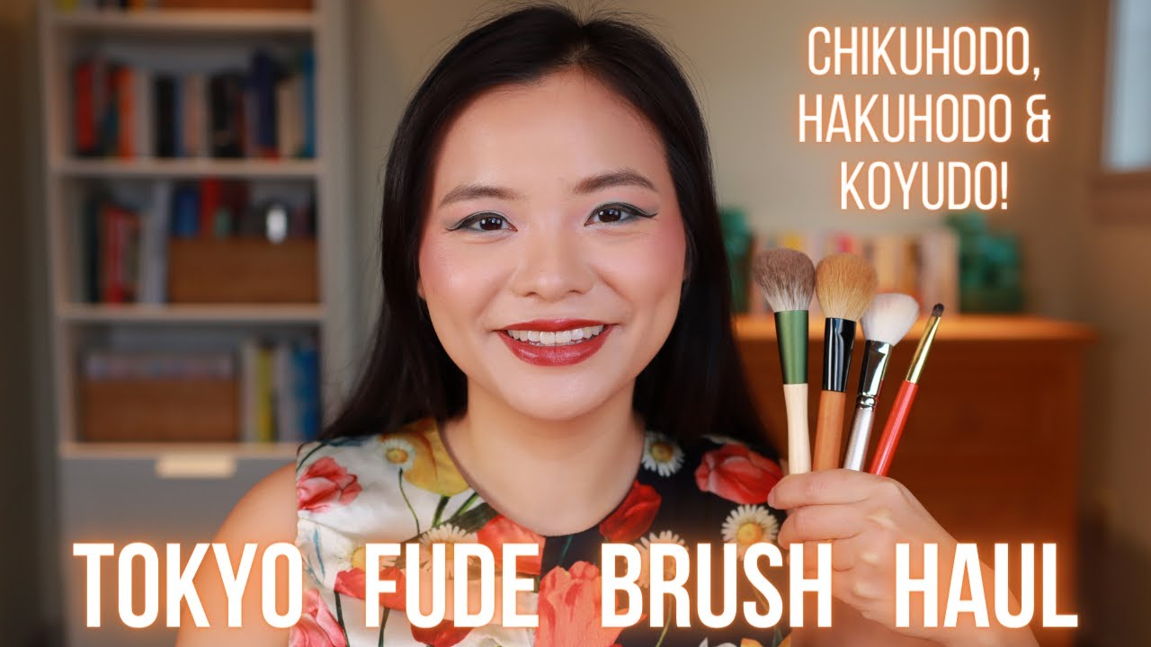 FUDE HAUL from TOKYO  Trying New Luxury Japanese Makeup Brushes 