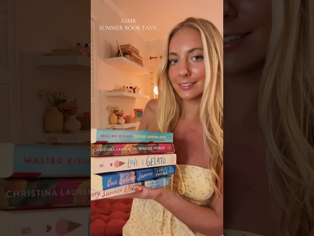 asmr summer reading wrap up 📔