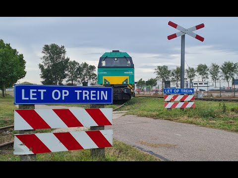 Treinen bij Moerdijk met o.a. bediening industrie