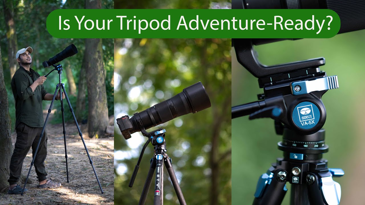 SIRUI ST-124+VA-5 Carbon Fiber Tripod With Fluid Video Head
