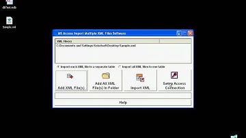 Sobolsoft com How To Use MS Access Import Multiple XML Files Software