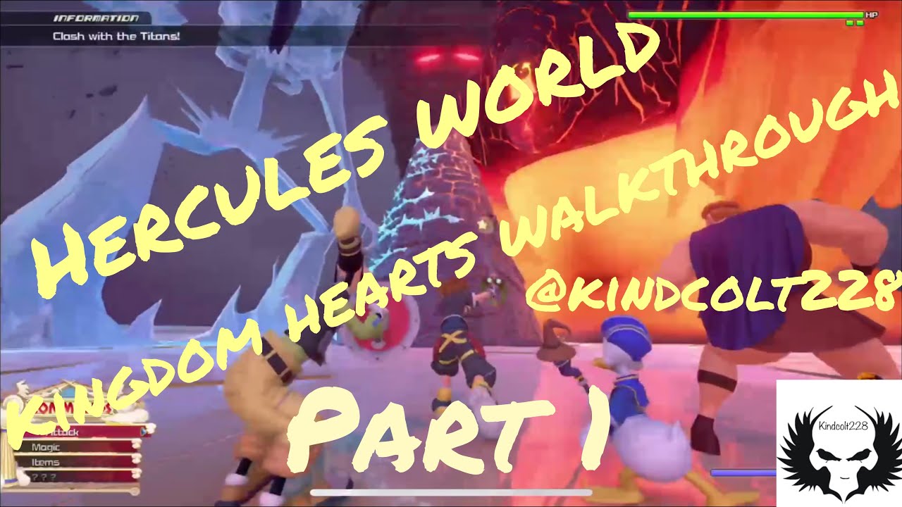Kingdom Hearts 3 Hercules World Walkthrough KindColt228 YouTube