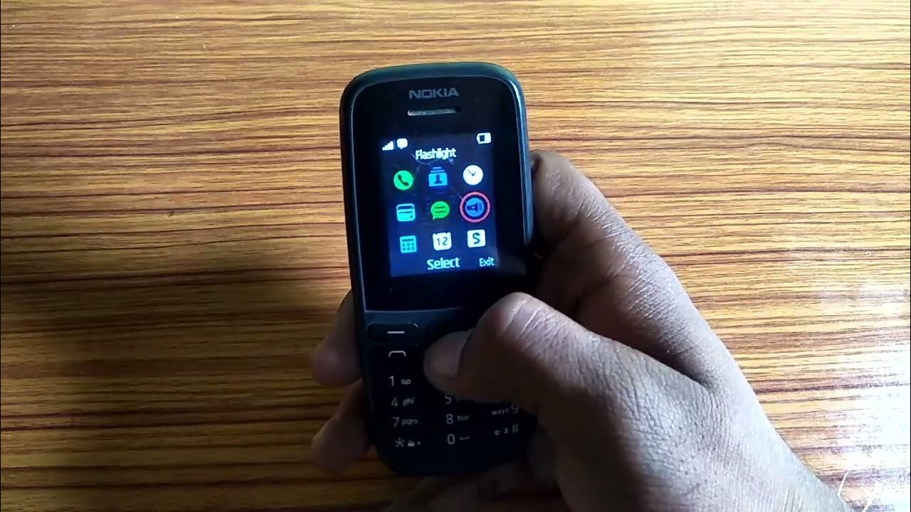 how to turn on a Flashlight,flashlight on off kaise karen Nokia 105