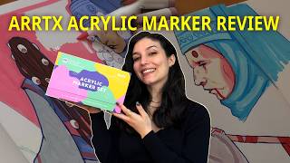Sketchbook Session I Arrtx Acrylic Marker Review ✨