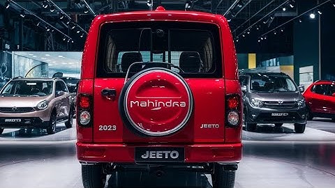 2025 Mahindra Jeeto Mini Bus – The Ultimate Compact Transport Solution!