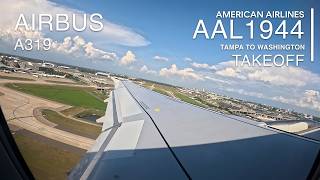 Takeoff [4K]: AAL1944 - Tampa International (KTPA) Airport - Airbus 319 - TPA to DCA