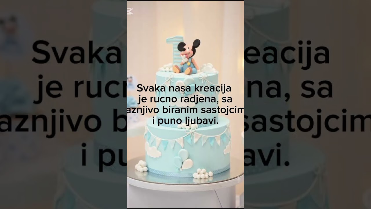 Bavimo se izradom torti i kolaca. Za vise informacija javite se u DM na ig ili tt🥰 
