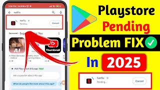How To Fix Play Store Pending Problem | Solved Playstore Download Pending Problem 2025