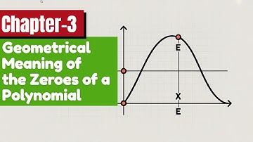 Geometrical Meaning of the Zeroes of a Polynomial | Class 10 Maths
