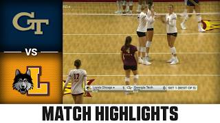 Georgia Tech vs. Loyola Chicago Match Highlights | 2026 ACC Volleyball