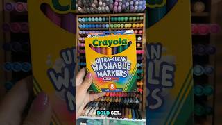 Crayola Bold Markers swatches—vibrant colors, smooth ink flow, and bold results for every page.
