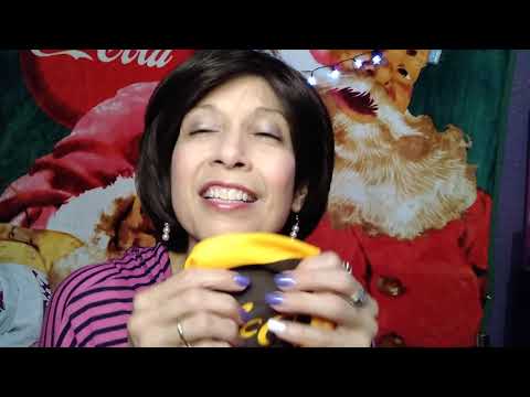 ASMR// Saturday Afternoon Ramble  *Tapping on Random Christmas 🎄⛄ Items* ( Soft Spoken ) #McCafe#