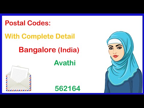 Postal Code of Avathi Bangalore Karnataka List of Zip Code India