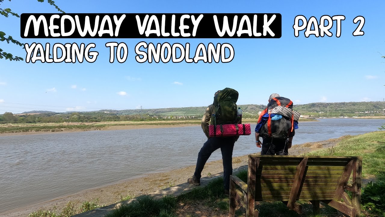 I Hiked and Wildcamped the Medway Valley Walk with Tom Outdoors | From Tonbridge to Rochester Part 2