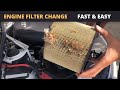 Cheap and Easy Engine Air Filter Replacement In A 2017 Audi A4 (B9 Platform)